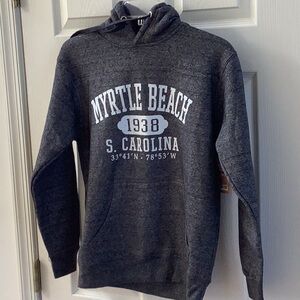 Tsunami Surf shop Gray Myrtle Beach Hoodie size small
